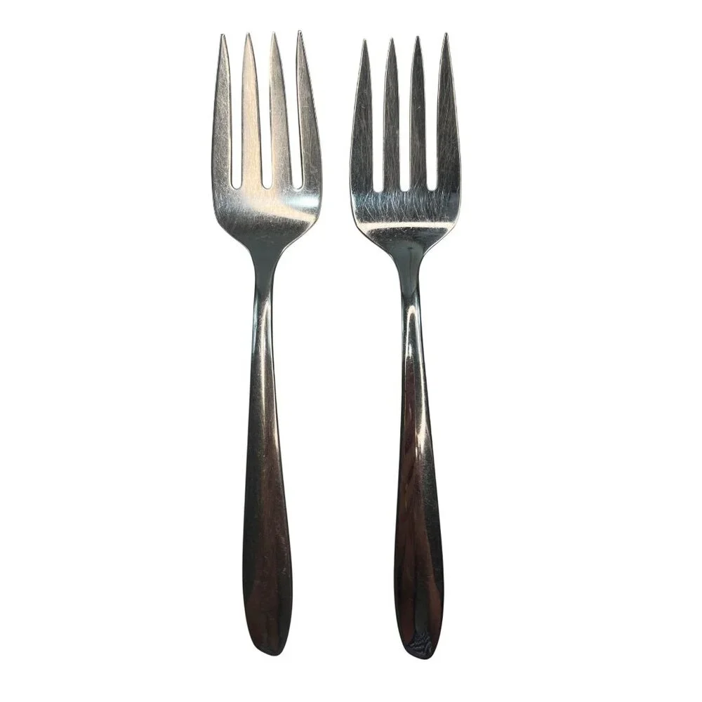 Set Of 2 Imperial USA Stainless Steel Dinner Forks 7.25